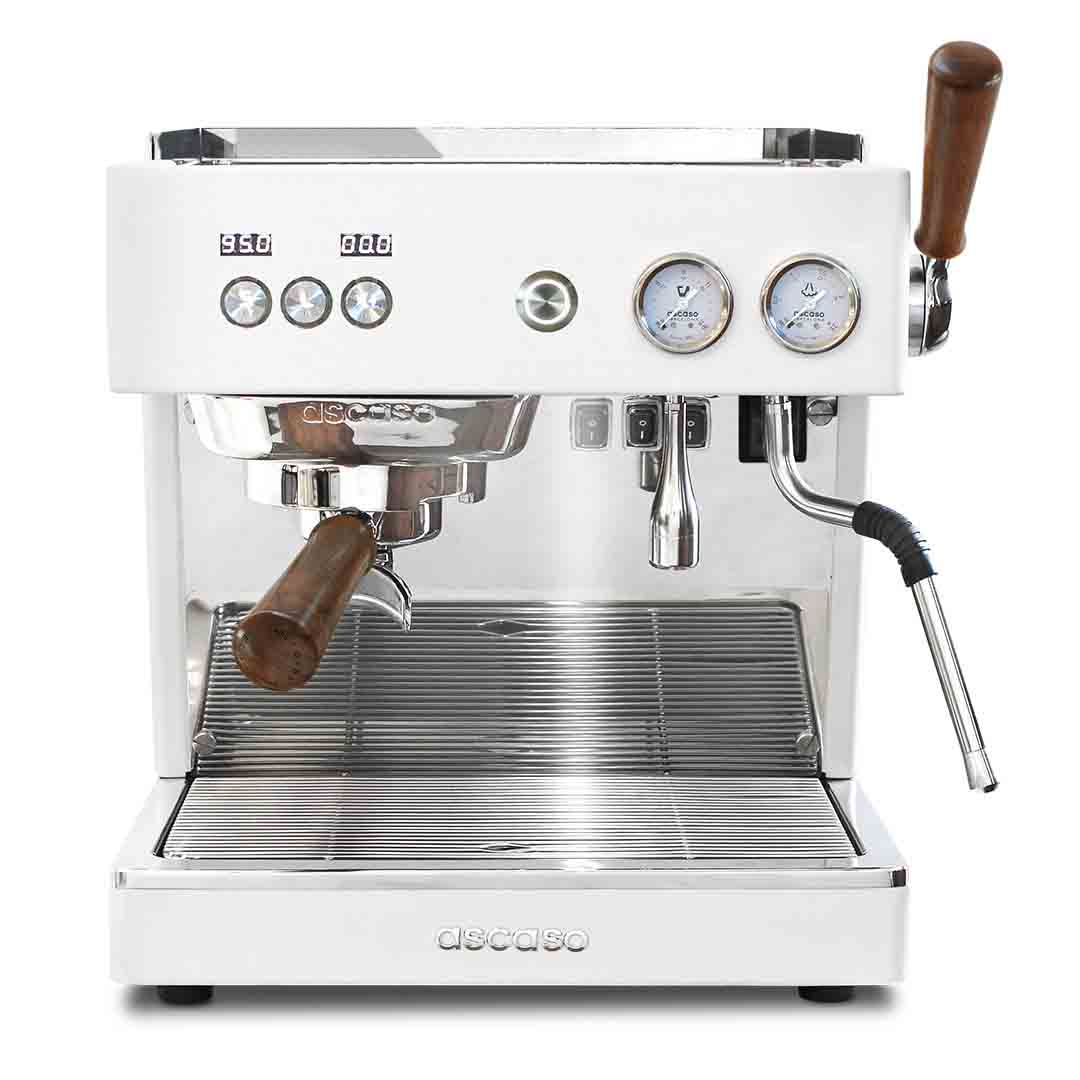 Siebträger Espressomaschine ascaso Baby T Zero Weiß,